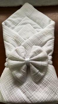 -Конверт-одеяло 2020ун Разноцв. Муслин с бантом хлопок лето  Россия    11