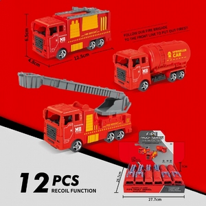 Игрушка YM-F8  Машинка Пожарная 13см интерц.1шт   Китай    2