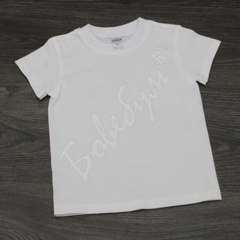 Футболка 417-КБун  р.98 белая 100% хл.  Россия      5