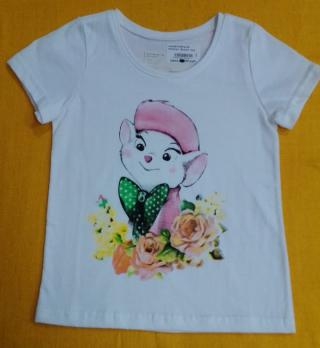 Футболка 47/4486д  р.116 бел. дев. 