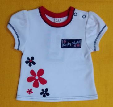 Футболка 18-36д  р.62 разноцв  дев. кулирка  Россия    1   480